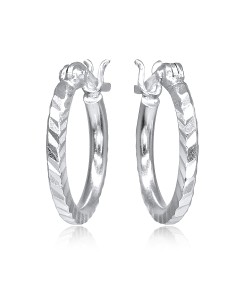 Fashion Silver Hoop Earring HO-1748